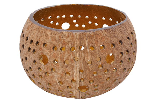 Cocos Kaarshouder Goud D12cm