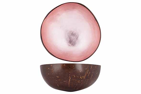 Cocosbowl Metallic Soft Pink Paint D14cm