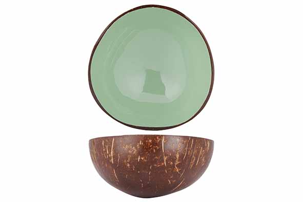 Cocosbowl Muntgroen D14cm